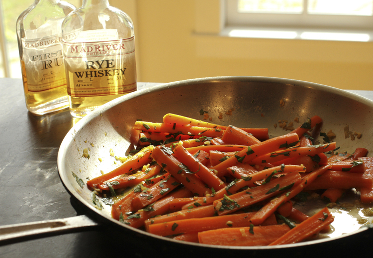 Whisky Barrel-aged Maple Glazed Carrots