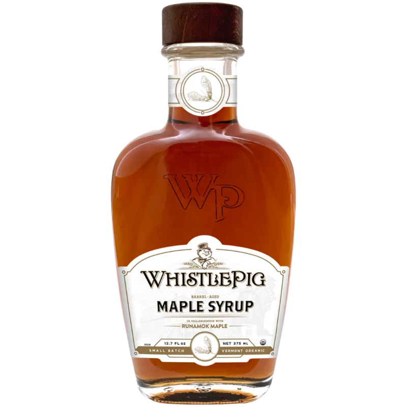 Sirop d'érable vieilli en fût de seigle WhistlePig Étiquette