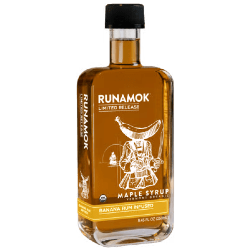 Runamok Banana Rum Infused Maple Syrup